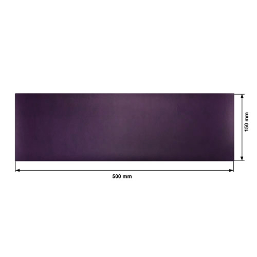 Stück PU-Leder Violett, Größe 50cm x 15cm - foto 0  - Fabrika Decoru