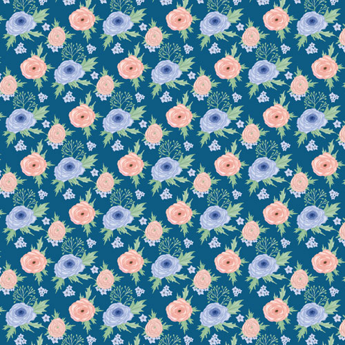 Doppelseitiges Scrapbooking-Papierset Flower Mood, 20 cm x 20 cm, 10 Blätter - foto 10  - Fabrika Decoru