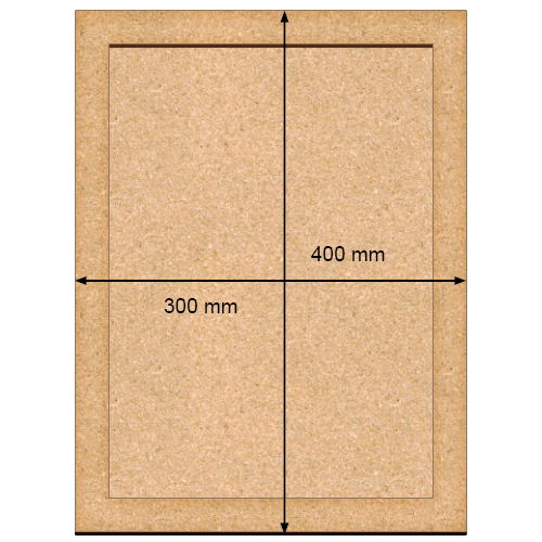 Zeichenkarton quadratisch, 30cm x 40cm - foto 0  - Fabrika Decoru