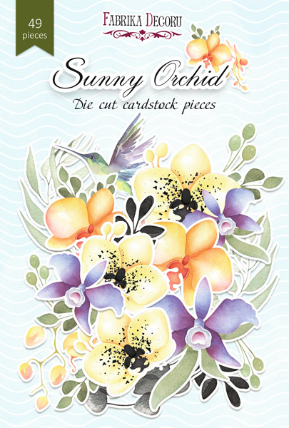 Stanzset Sunny Orchid, 49-tlg - Fabrika Decoru