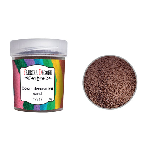 Kolorowy piasek Kawa, 40ml - Fabrika Decoru