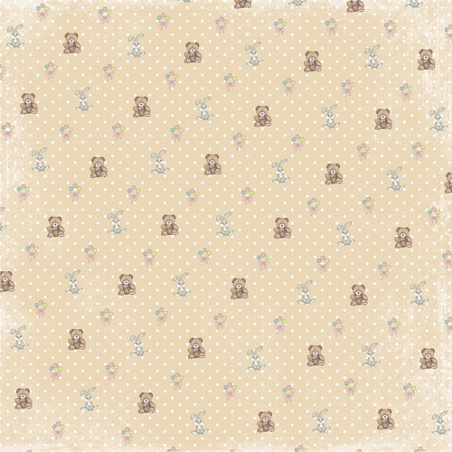 Double-sided scrapbooking paper set Baby Shabby 12"x12", 10 sheets - foto 9