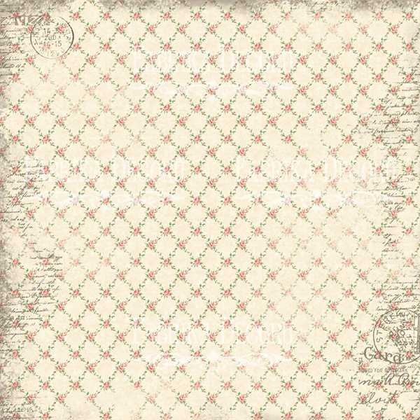 Double-sided scrapbooking paper set Shabby memory 8”x8”, 10 sheets - foto 9