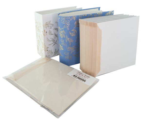 Blank scrapbook album (photo album), 15cm x 15cm, 5 sheets - foto 3