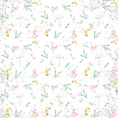 Double-sided scrapbooking paper set Scent of spring 8"x8", 10 sheets - foto 1