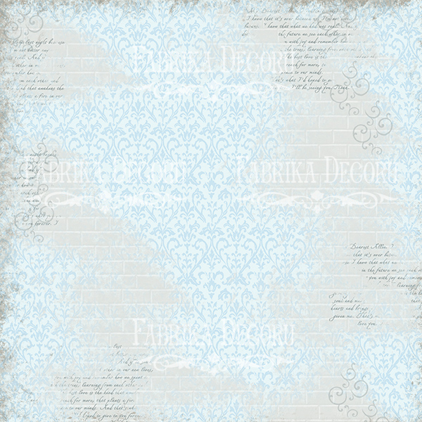 Double-sided scrapbooking paper set Shabby memory 8”x8”, 10 sheets - foto 8
