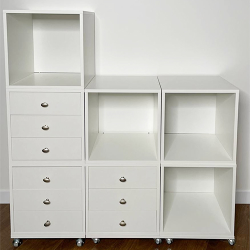Furniture section - cabinet, White body, no back panel, 400mm x 400mm x 400mm - foto 0