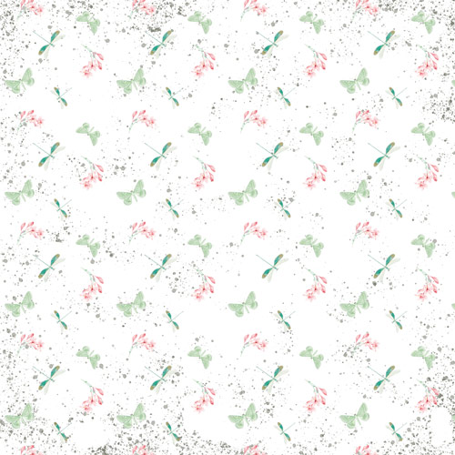 Double-sided scrapbooking paper set Scent of spring 8"x8", 10 sheets - foto 3