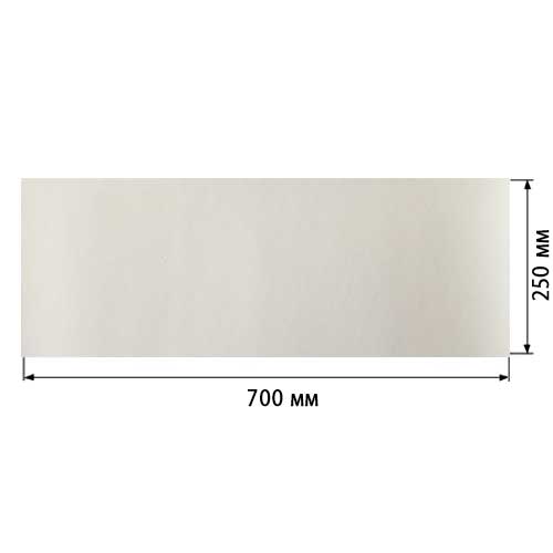 Stück PU-Leder Glänzend weiß, Größe 70 cm x 25 cm - foto 0  - Fabrika Decoru
