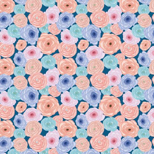 Набор бумаги для скрапбукинга Flower mood 20x20 см, 10 листов - Фото 5
