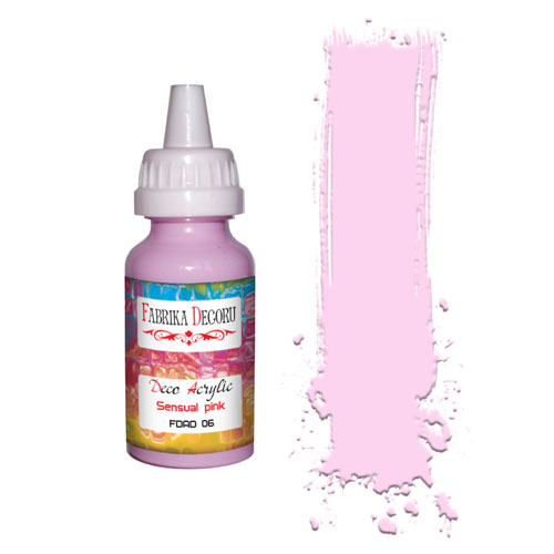 Acrylfarbe Sensual Pink 40 ml - Fabrika Decoru