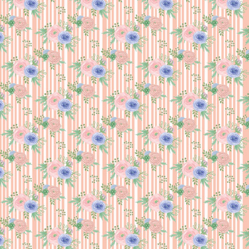 Набор бумаги для скрапбукинга Flower mood 20x20 см, 10 листов - Фото 6