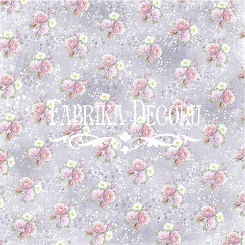 Double-sided scrapbooking paper set Shabby dreams 8"x8", 10 sheets - foto 4