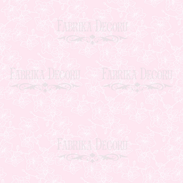 Double-sided scrapbooking paper set Tender orchid 12"x12" 10 sheets - foto 3