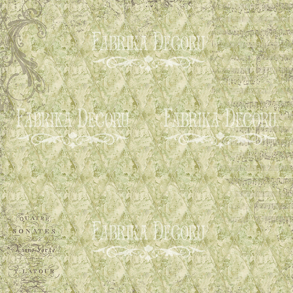 Double-sided scrapbooking paper set Shabby memory 8”x8”, 10 sheets - foto 6