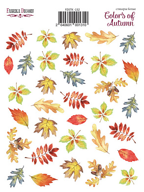 набор наклеек (стикеров) 35 шт colors of autumn #132