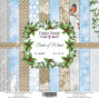Double-sided scrapbooking paper set Smile of winter 8"x8", 10 sheets