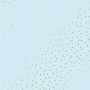 Arkusz papieru jednostronnego wytłaczanego złotą folią, wzór "Złote Krople Niebieskie", 30,5x30,5cm 