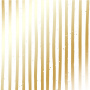 Blatt einseitig bedrucktes Papier mit Goldfolienprägung, Muster Golden Stripes White, 12"x12"