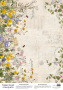 Деко веллум (лист кальки с рисунком) Botany summer Полевые цветы, А3 (29,7см х 42см)