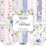 Double-sided scrapbooking paper set Tender orchid 12"x12" 10 sheets