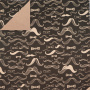 Doppelseitiger Kraftpapierbogen 12"x12" Moustache-Mix