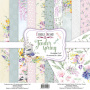 Double-sided scrapbooking paper set Tender spring 8"x8", 10 sheets