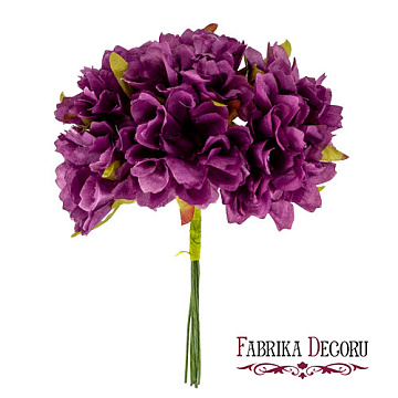 Zestaw kwiatów czereśni, purpura, 6 szt