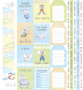 Sheet with journaling cards. Collection "My little mousy boy"