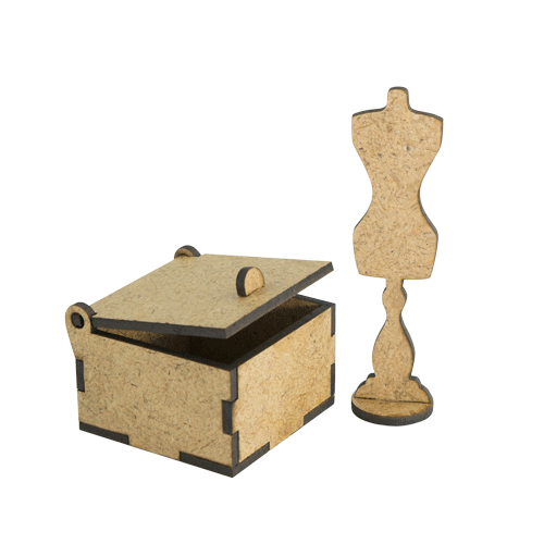 Figurki 3D do dekoracji domków dla lalek lub shadow boxów, Zestaw #50 - Fabrika Decoru